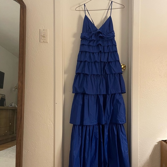 STAUD Riley Dress in Lapis - Picture 2 of 6